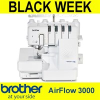 Brother AirFlow 3000 overlock Black Week